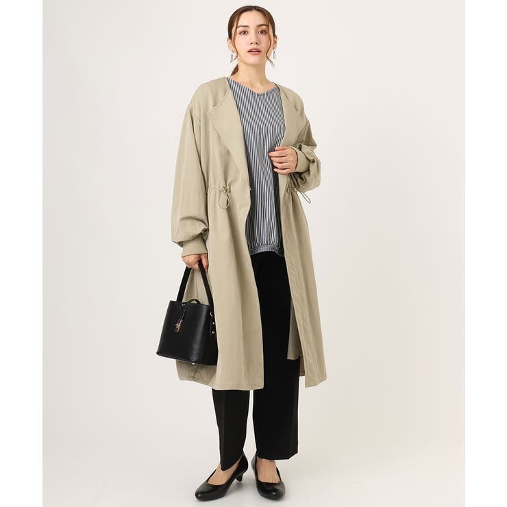 【大きいサイズ】シャンブレーストライプカットソー | eur3 | 詳細画像9 