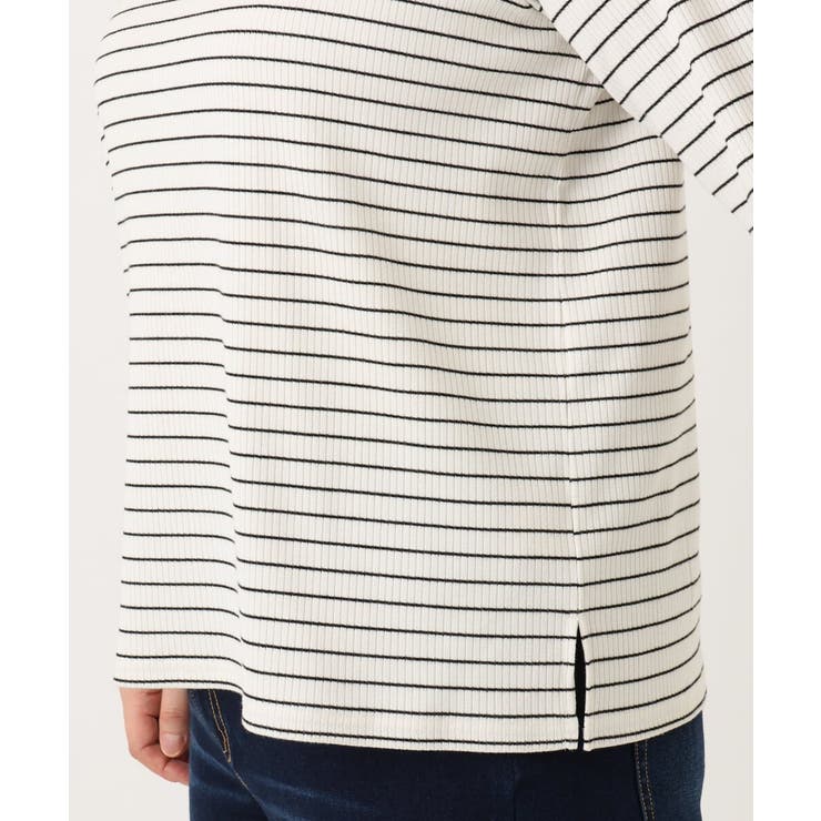 【大きいサイズ】プチハイネックリブカットソー | eur3 | 詳細画像17 