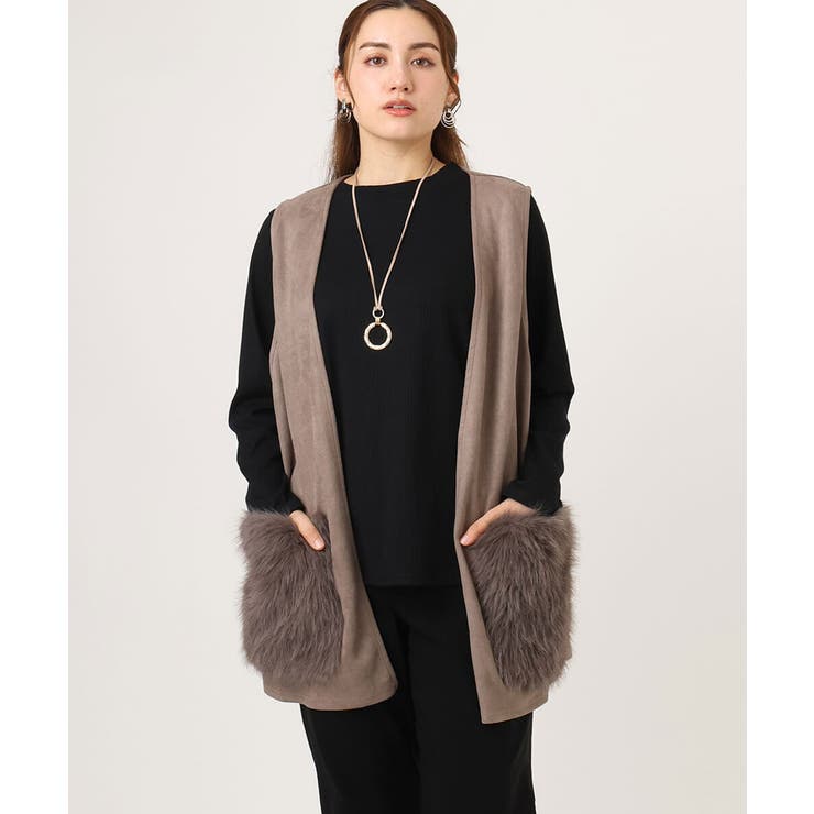 【大きいサイズ】プチハイネックリブカットソー | eur3 | 詳細画像23 