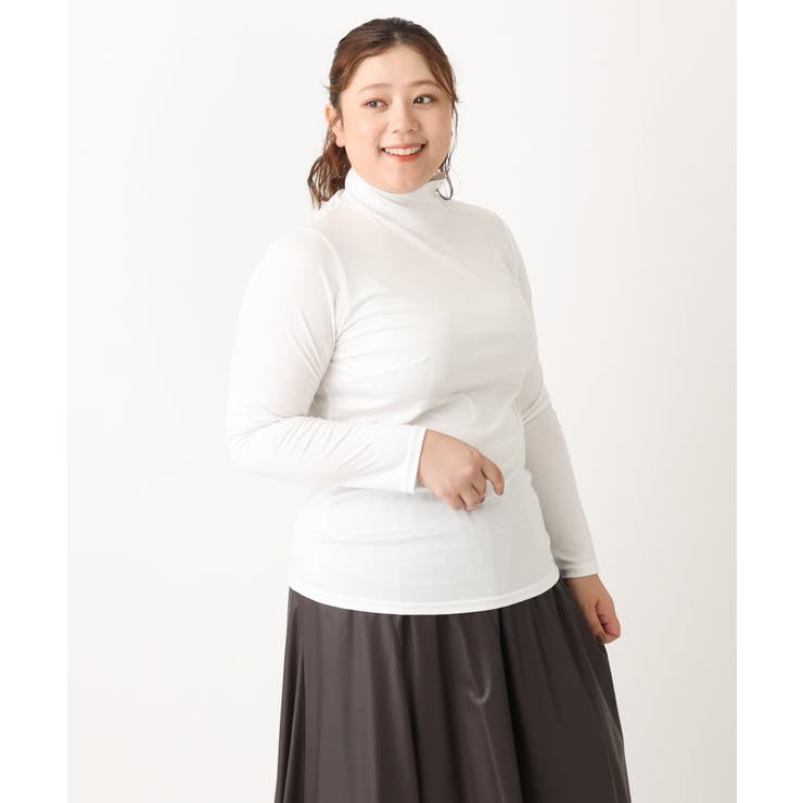 【大きいサイズ】ハイネックプルオーバー | eur3 | 詳細画像2 