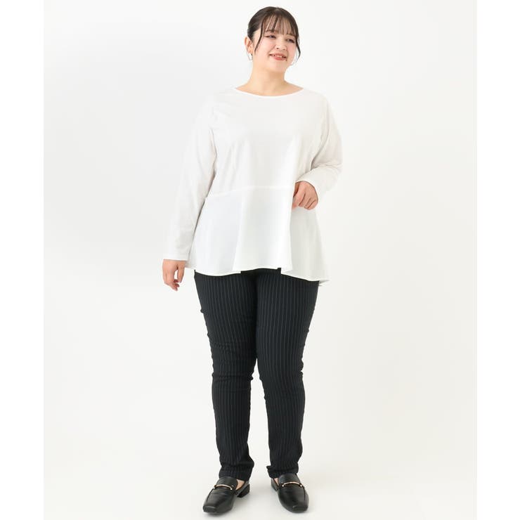 【大きいサイズ】ペプラムトップス | eur3 | 詳細画像13 