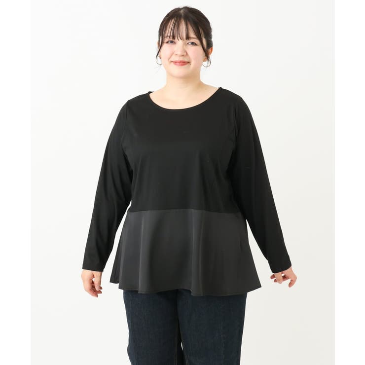 【大きいサイズ】ペプラムトップス | eur3 | 詳細画像19 