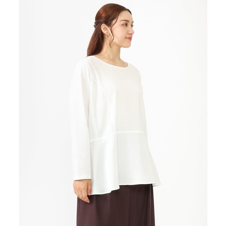 【大きいサイズ】ペプラムトップス | eur3 | 詳細画像2 