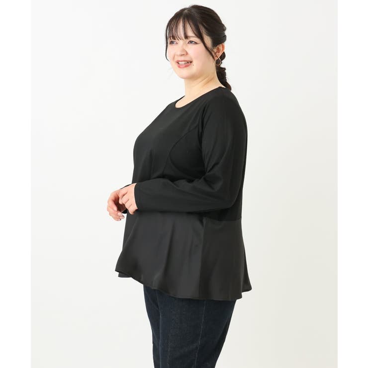 【大きいサイズ】ペプラムトップス | eur3 | 詳細画像20 