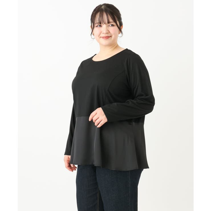 【大きいサイズ】ペプラムトップス | eur3 | 詳細画像21 