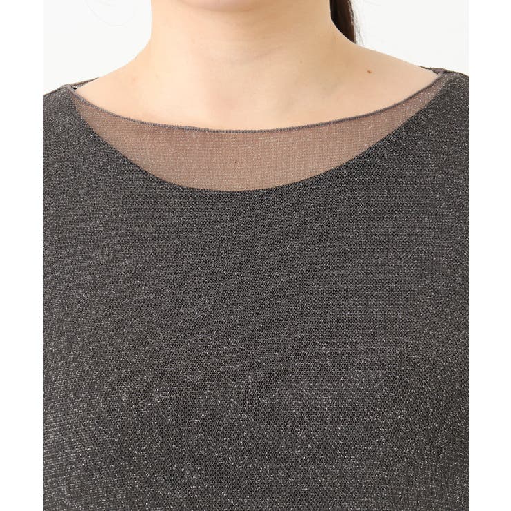 【大きいサイズ】シアーラメカットソー | eur3 | 詳細画像11 