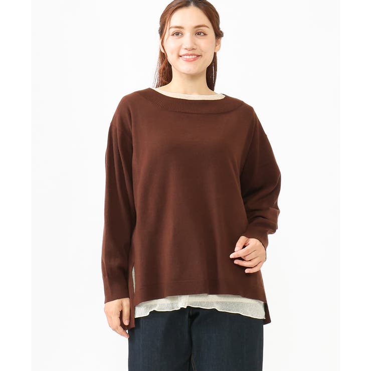 【大きいサイズ】シアーラメカットソー | eur3 | 詳細画像6 