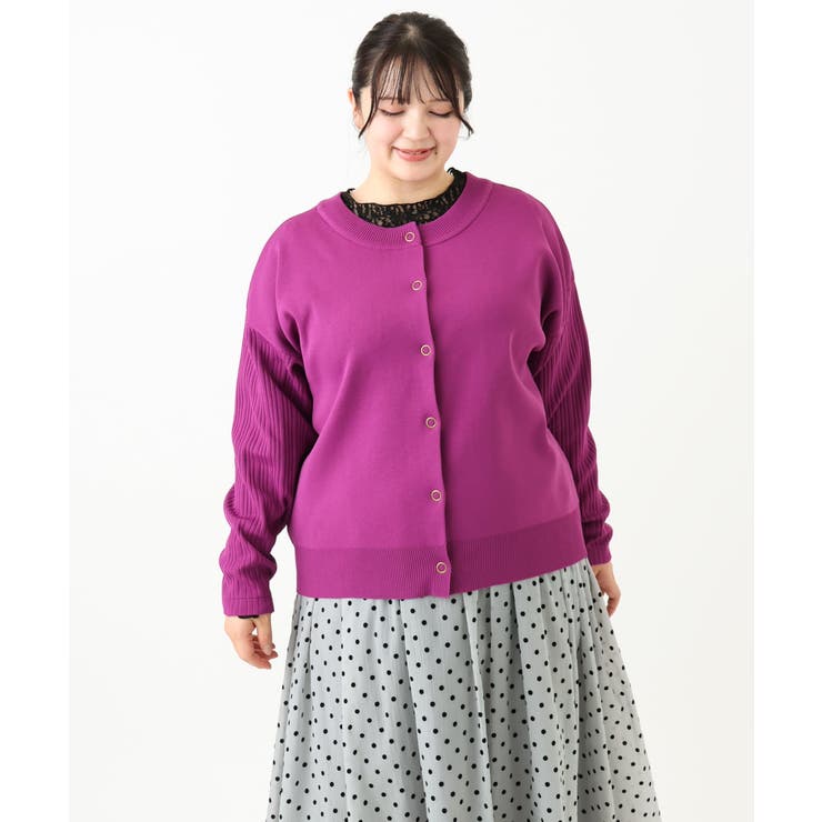 【大きいサイズ】ストレッチレーストップス | eur3 | 詳細画像20 