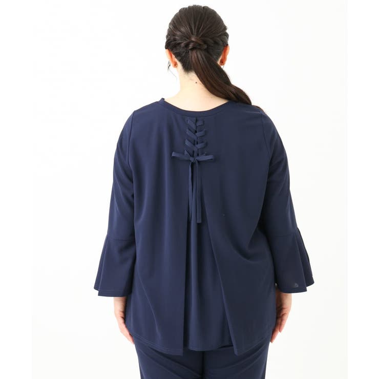 【大きいサイズ 11号サイズあり セットアップ対応】カットジョーゼットバックレー… | eur3 | 詳細画像5 