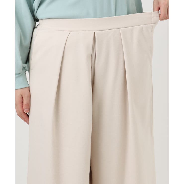 【大きいサイズ】ウール調キュロットパンツ | eur3 | 詳細画像15 