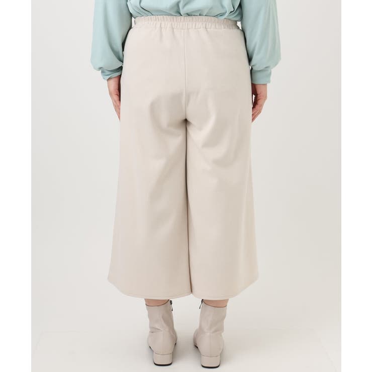 【大きいサイズ】ウール調キュロットパンツ | eur3 | 詳細画像9 