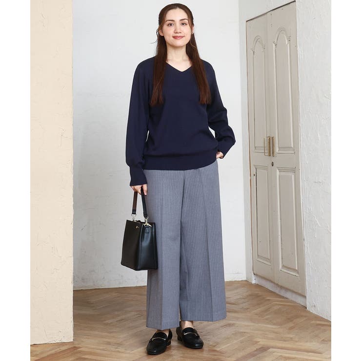 【大きいサイズ】ロイヤルヒート裏起毛ワイドパンツ | eur3 | 詳細画像27 