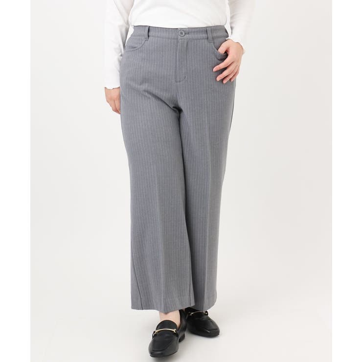 【大きいサイズ】ロイヤルヒート裏起毛ワイドパンツ | eur3 | 詳細画像30 