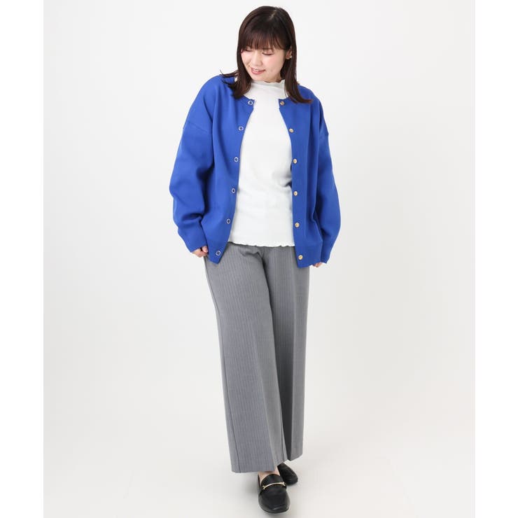 【大きいサイズ】ロイヤルヒート裏起毛ワイドパンツ | eur3 | 詳細画像40 