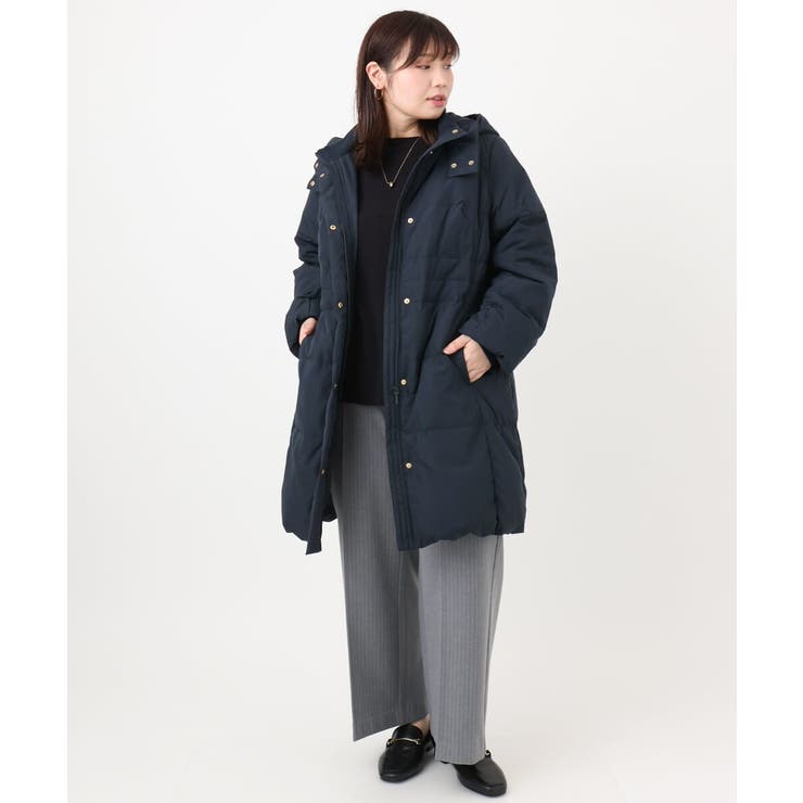 【大きいサイズ】ロイヤルヒート裏起毛ワイドパンツ | eur3 | 詳細画像43 