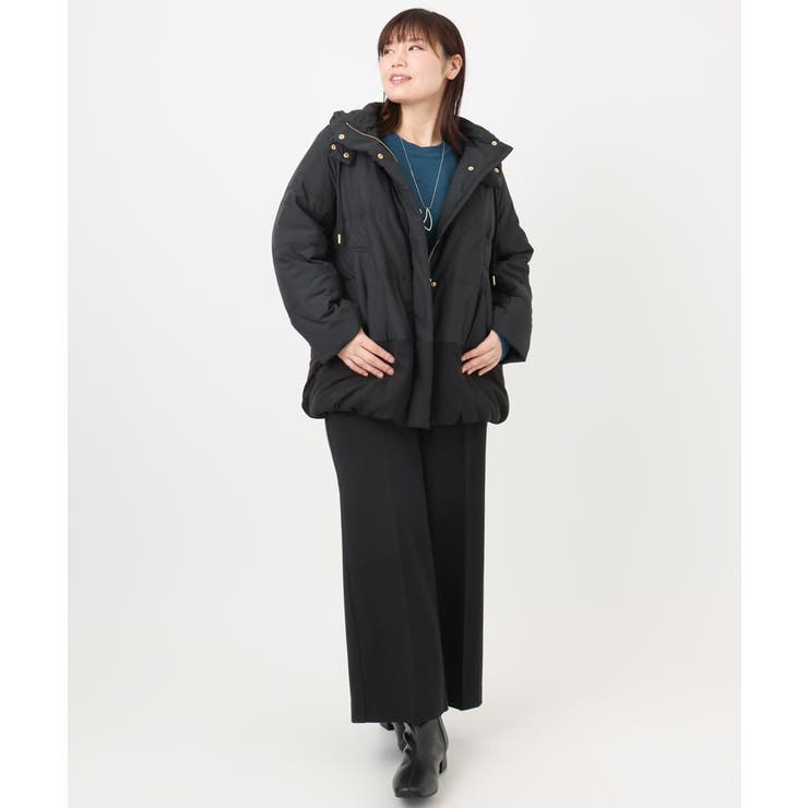 【大きいサイズ】ロイヤルヒート裏起毛ワイドパンツ | eur3 | 詳細画像48 