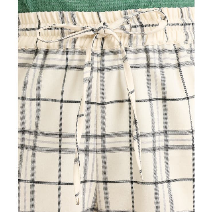 【大きいサイズ/a.v.v×eur3】チェック柄ワイドストレートパンツ | eur3 | 詳細画像22 