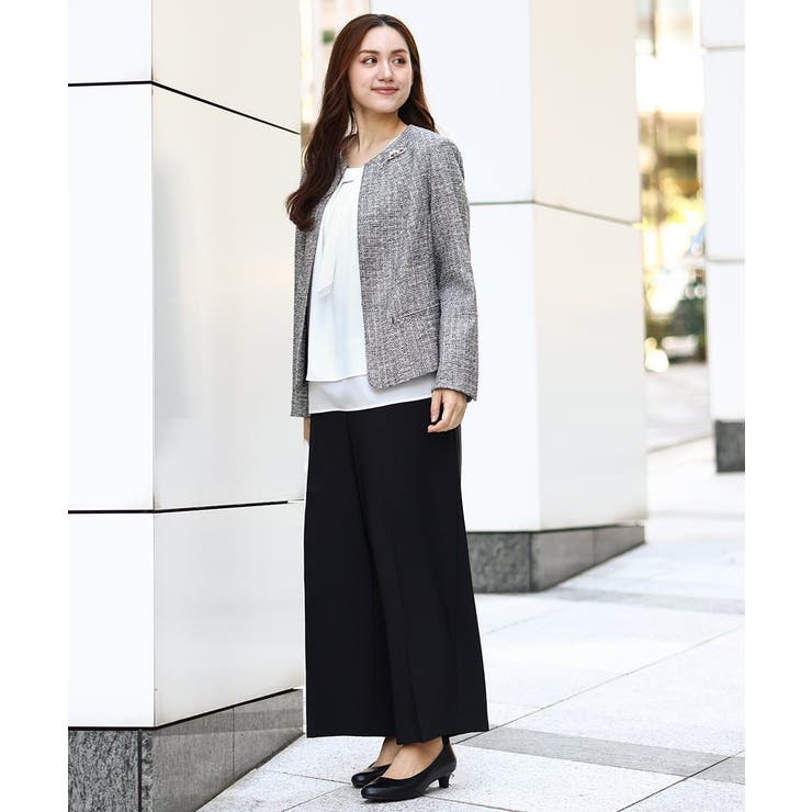 【大きいサイズ/11号サイズあり】センタープレスワイドパンツ | eur3 | 詳細画像15 