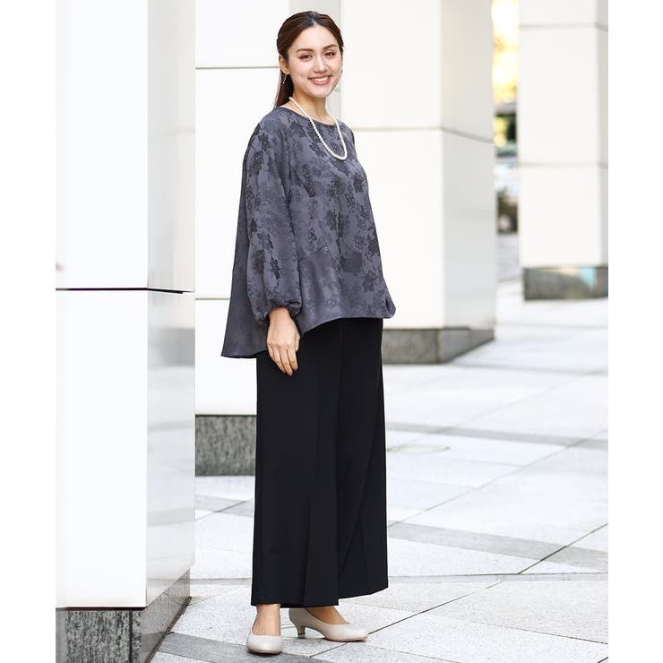 【大きいサイズ/11号サイズあり】センタープレスワイドパンツ | eur3 | 詳細画像17 