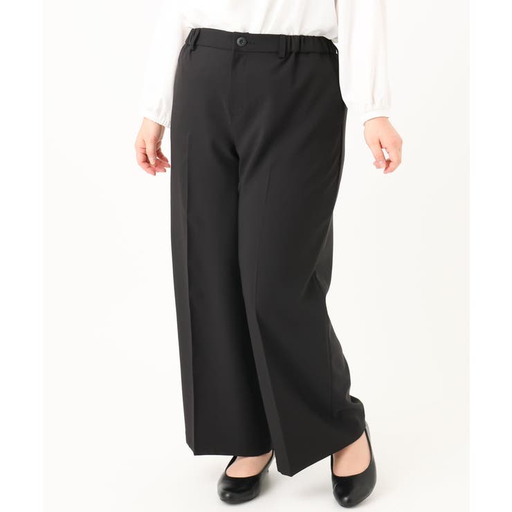 【大きいサイズ/11号サイズあり】センタープレスワイドパンツ | eur3 | 詳細画像19 