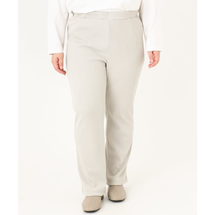 【大きいサイズ】リブジャージーパンツ | eur3 | 詳細画像2 