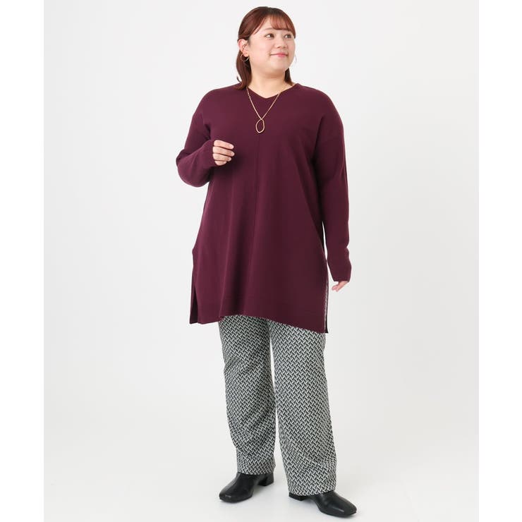 【大きいサイズ】ストレートジャージーパンツ | eur3 | 詳細画像16 