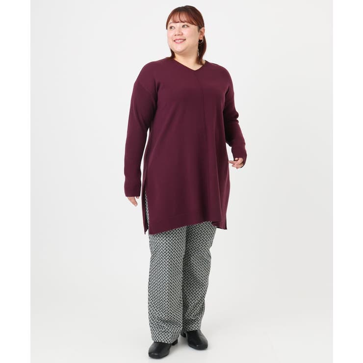 【大きいサイズ】ストレートジャージーパンツ | eur3 | 詳細画像17 