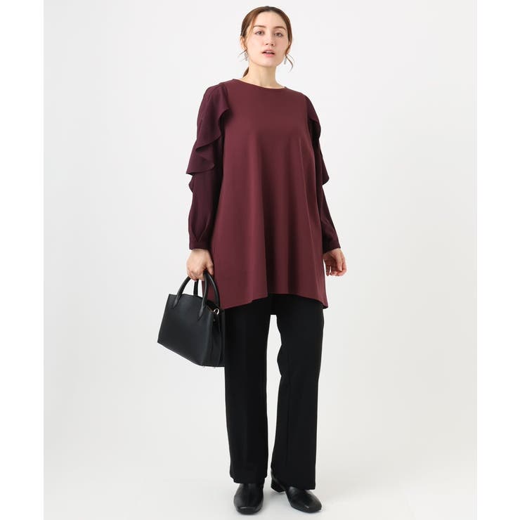 【大きいサイズ】ストレートジャージーパンツ | eur3 | 詳細画像21 