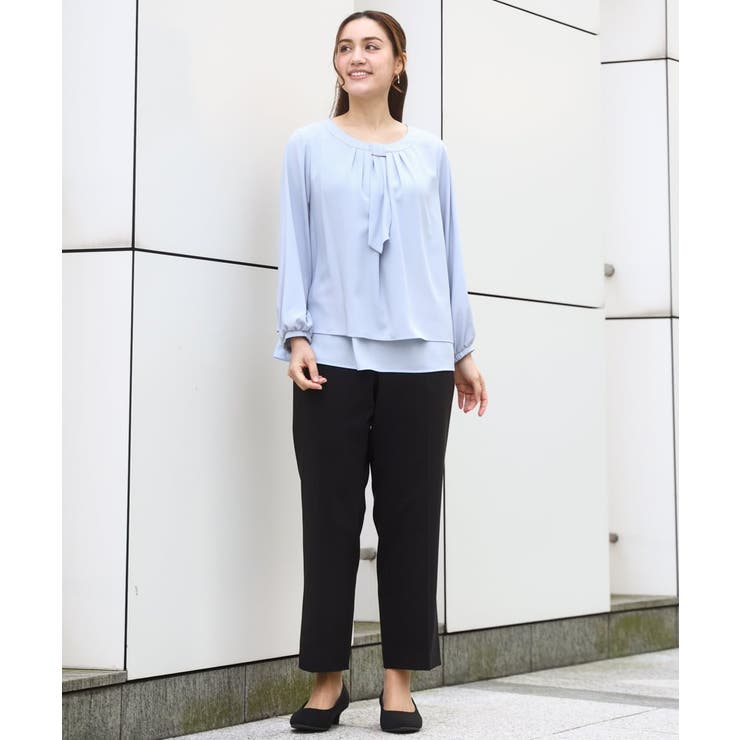 【大きいサイズ/11号サイズあり】Wクロスストレートパンツ | eur3 | 詳細画像18 