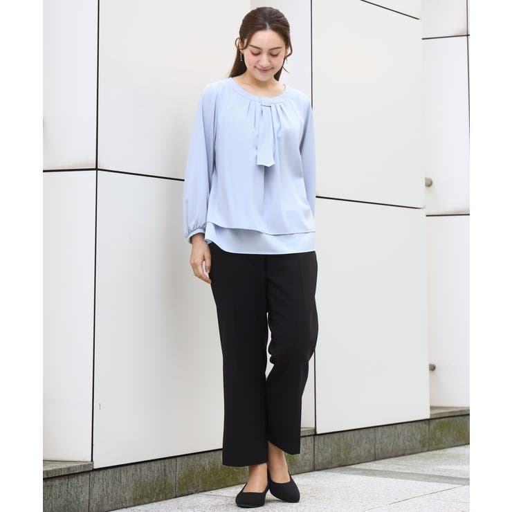 【大きいサイズ/11号サイズあり】Wクロスストレートパンツ | eur3 | 詳細画像19 