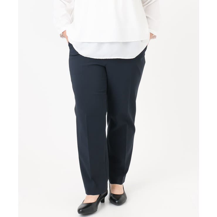 【大きいサイズ/11号サイズあり】Wクロスストレートパンツ | eur3 | 詳細画像2 