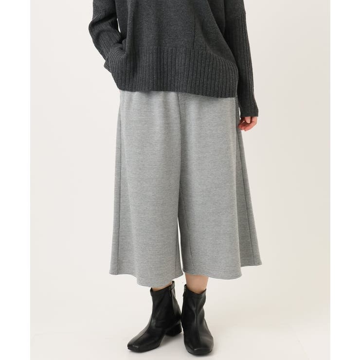 【大きいサイズ】ジャージーキュロットパンツ | eur3 | 詳細画像1 