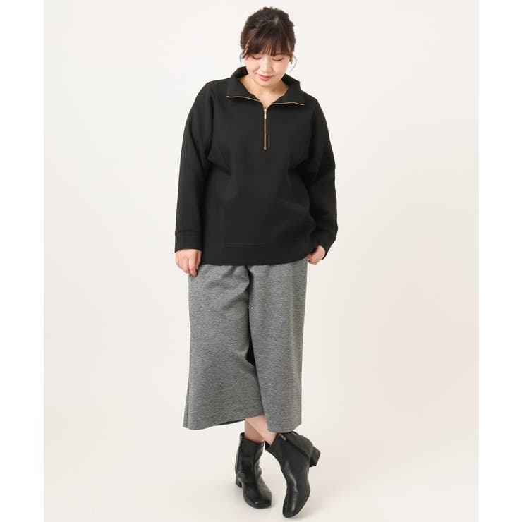 【大きいサイズ】ジャージーキュロットパンツ | eur3 | 詳細画像29 