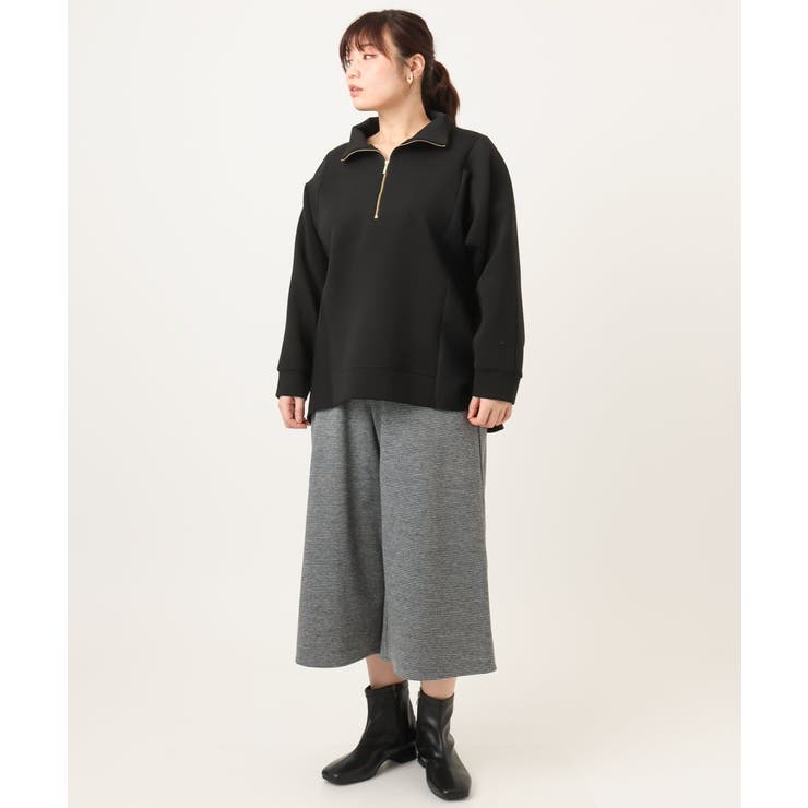 【大きいサイズ】ジャージーキュロットパンツ | eur3 | 詳細画像30 