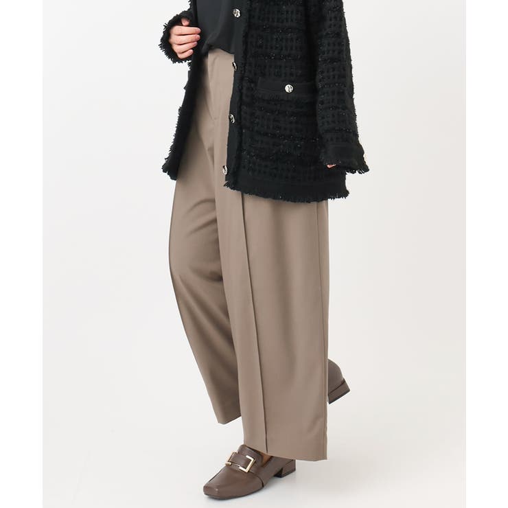 【大きいサイズ】ストレッチワイドパンツ | eur3 | 詳細画像18 