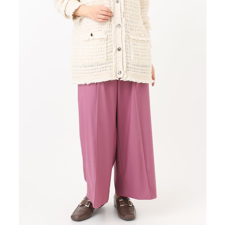 【大きいサイズ】ストレッチワイドパンツ | eur3 | 詳細画像2 