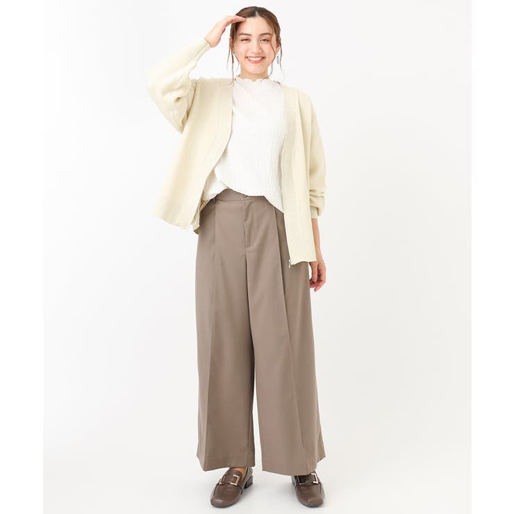 【大きいサイズ】ストレッチワイドパンツ | eur3 | 詳細画像22 