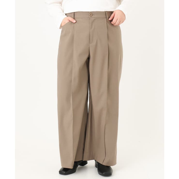 【大きいサイズ】ストレッチワイドパンツ | eur3 | 詳細画像24 