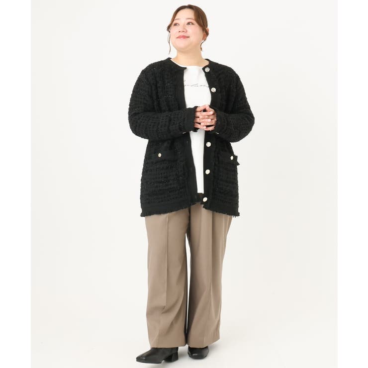 【大きいサイズ】ストレッチワイドパンツ | eur3 | 詳細画像26 