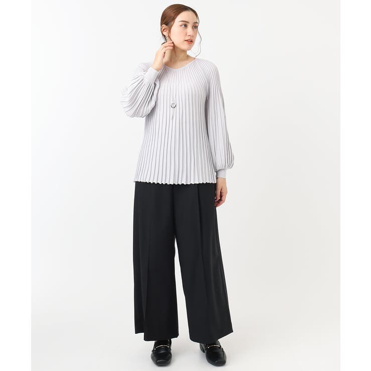 【大きいサイズ】ストレッチワイドパンツ | eur3 | 詳細画像31 