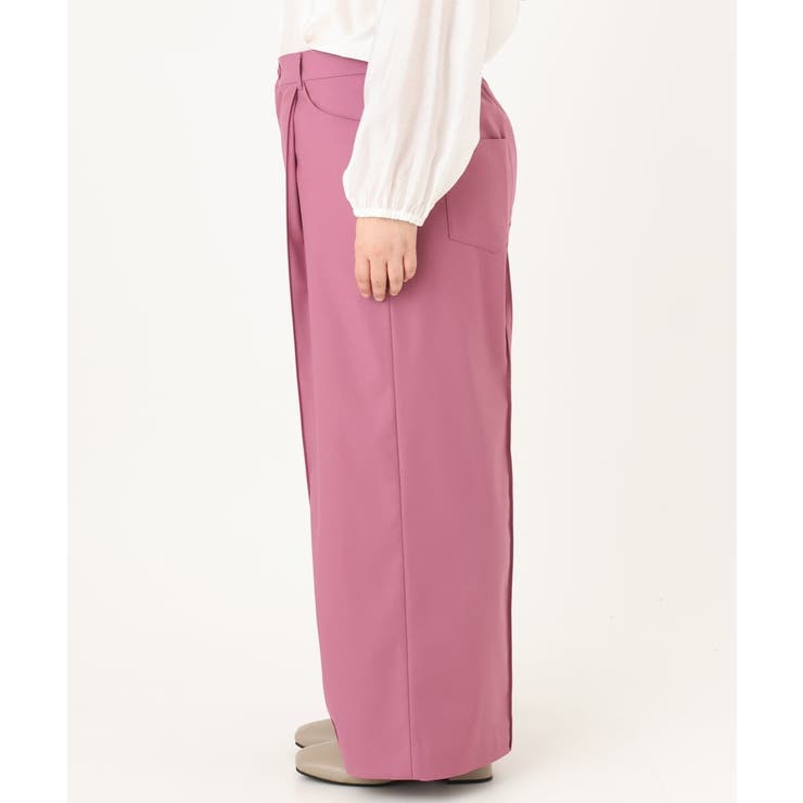 【大きいサイズ】ストレッチワイドパンツ | eur3 | 詳細画像7 