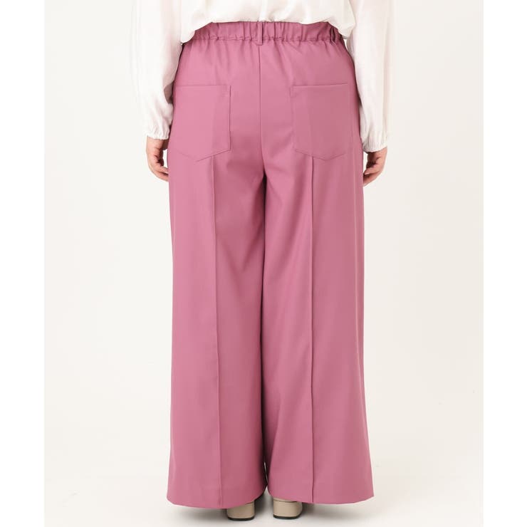 【大きいサイズ】ストレッチワイドパンツ | eur3 | 詳細画像8 