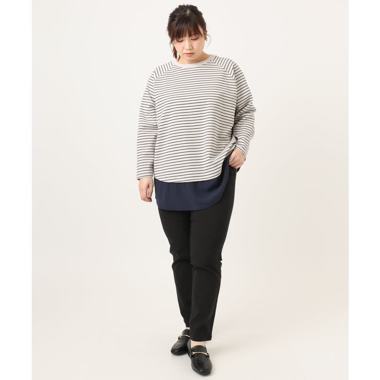 【大きいサイズ】ストレッチスリムパンツ | eur3 | 詳細画像15 