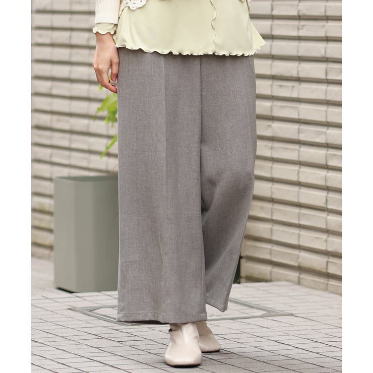 【大きいサイズ】センタープレスワイドパンツ | eur3 | 詳細画像21 