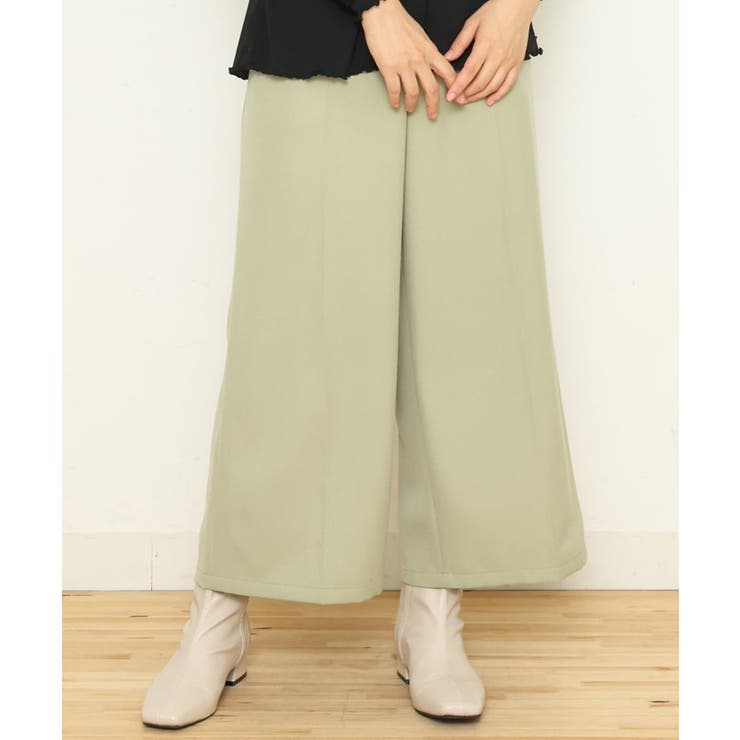【大きいサイズ】センタープレスワイドパンツ | eur3 | 詳細画像7 