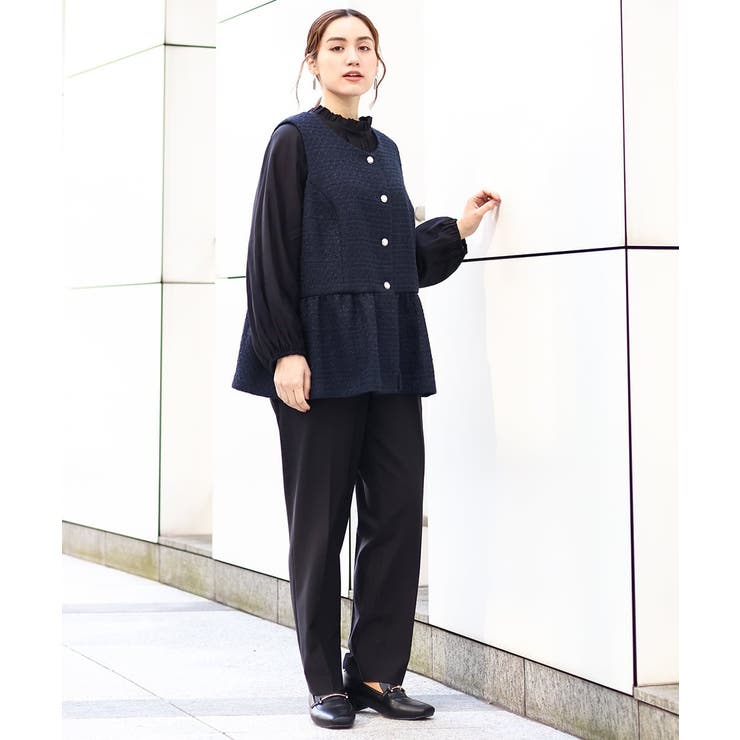 Wクロスストレッチテーパードパンツ | eur3 | 詳細画像28 