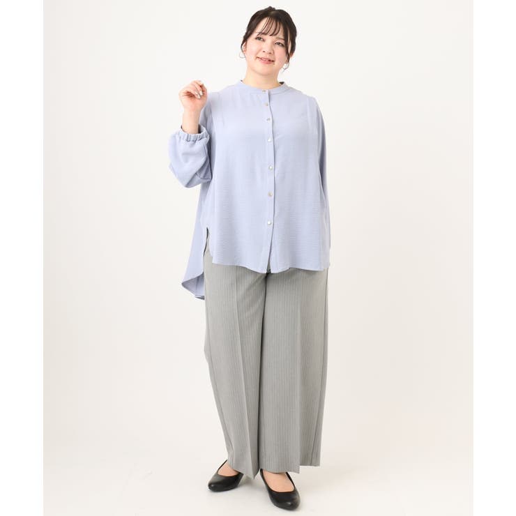 【大きいサイズ】センタープレスワイドパンツ | eur3 | 詳細画像23 