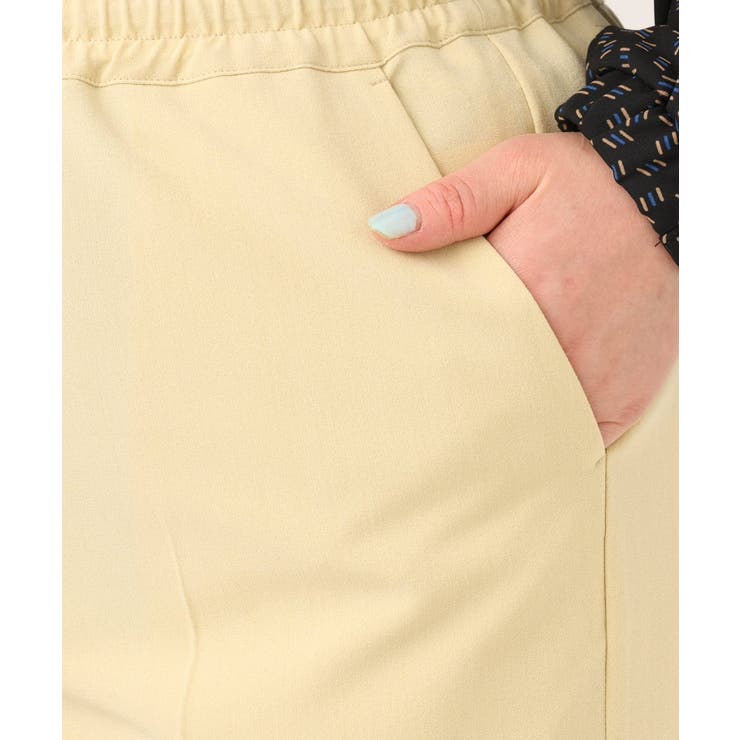 【大きいサイズ】センタープレスワイドパンツ | eur3 | 詳細画像8 