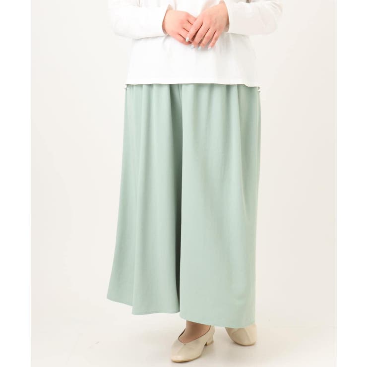 【大きいサイズ】ギャザーフレアパンツ | eur3 | 詳細画像10 