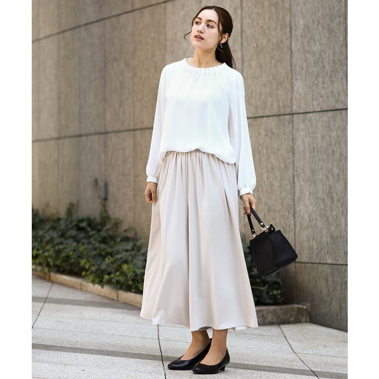 【大きいサイズ】ギャザーフレアパンツ | eur3 | 詳細画像16 